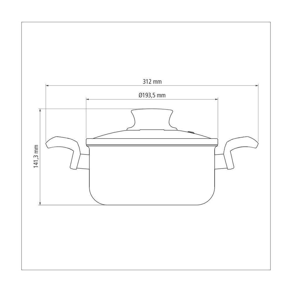 Caçarola Tramontina Em Alumínio Com Revestimento Interno Externo Em Antiaderente Vermelho Com Tampa - 7