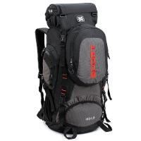 Mochila Grande Camping Reforçada Denlex Preto - 1