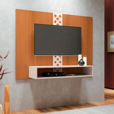 Painel Para Tv Home Suspenso Ambiente Form Cinamomo Off White - Hb Móveis