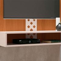 Painel Para Tv Home Suspenso Ambiente Form Cinamomo Off White - Hb Móveis - 5