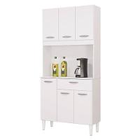 Cozinha Ambiente Kit Cassia 6 Portas Branco - Poquema - 3