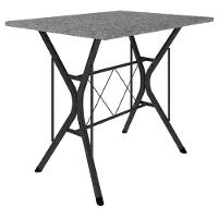 Mesa De Jantar Bruna 100x60 Cm Com Granito Ocre Itabira Com 4 Cadeiras 063 Preto - Artefamol - 6