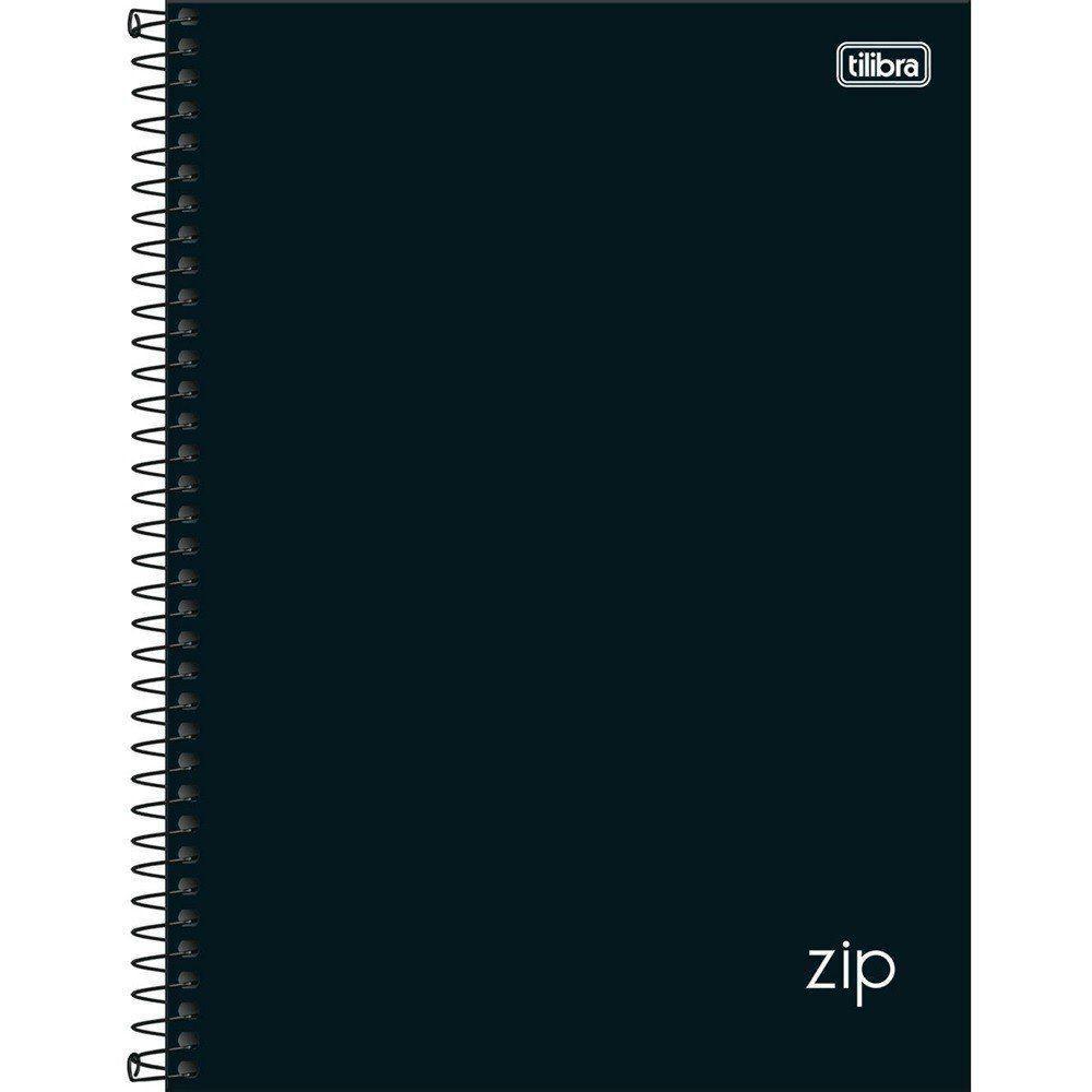 Caderno Espiral Capa Dura Universitário Zip 1 Matéria 80 Folhas Tilibra - 1