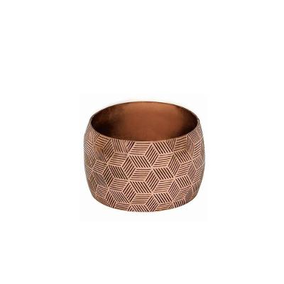 Jogo 12 Anel De Guardanapo Grecia Bronze - Mimo Style