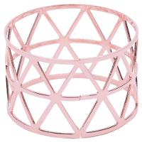 Kit Com 12 Anel De Guardanapo Egito Mimo Style Bronze