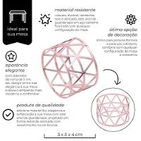 Kit Com 12 Anel De Guardanapo Egito Mimo Style Bronze - 7