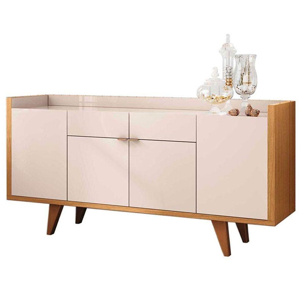 Buffet Ambiente Melodia Off White Cinamomo - Hb Móveis - 2