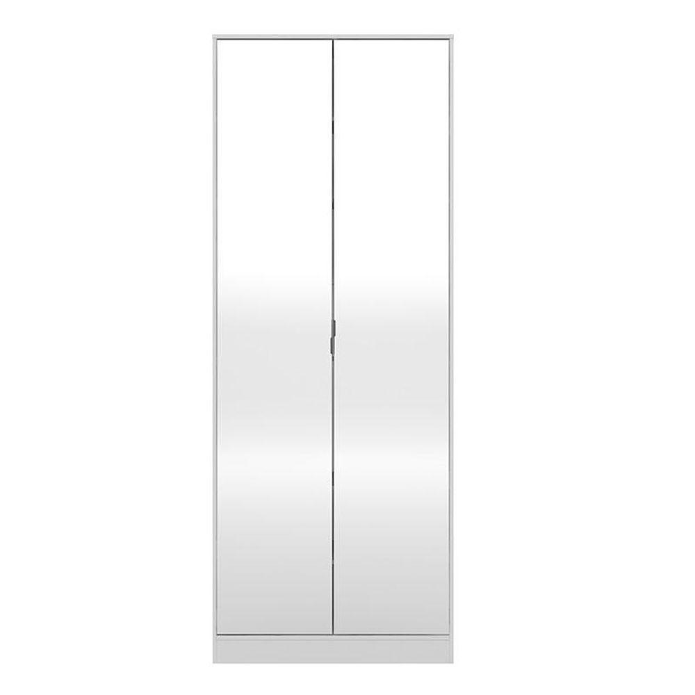 Sapateira Multiuso Grife Branco Com Espelho - Demóbile - 4