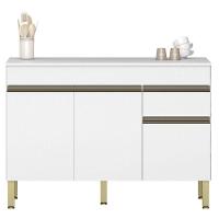 Balcão De Pia Ambiente Line 120 Cm Com Tampo Supremo - Kits Paraná