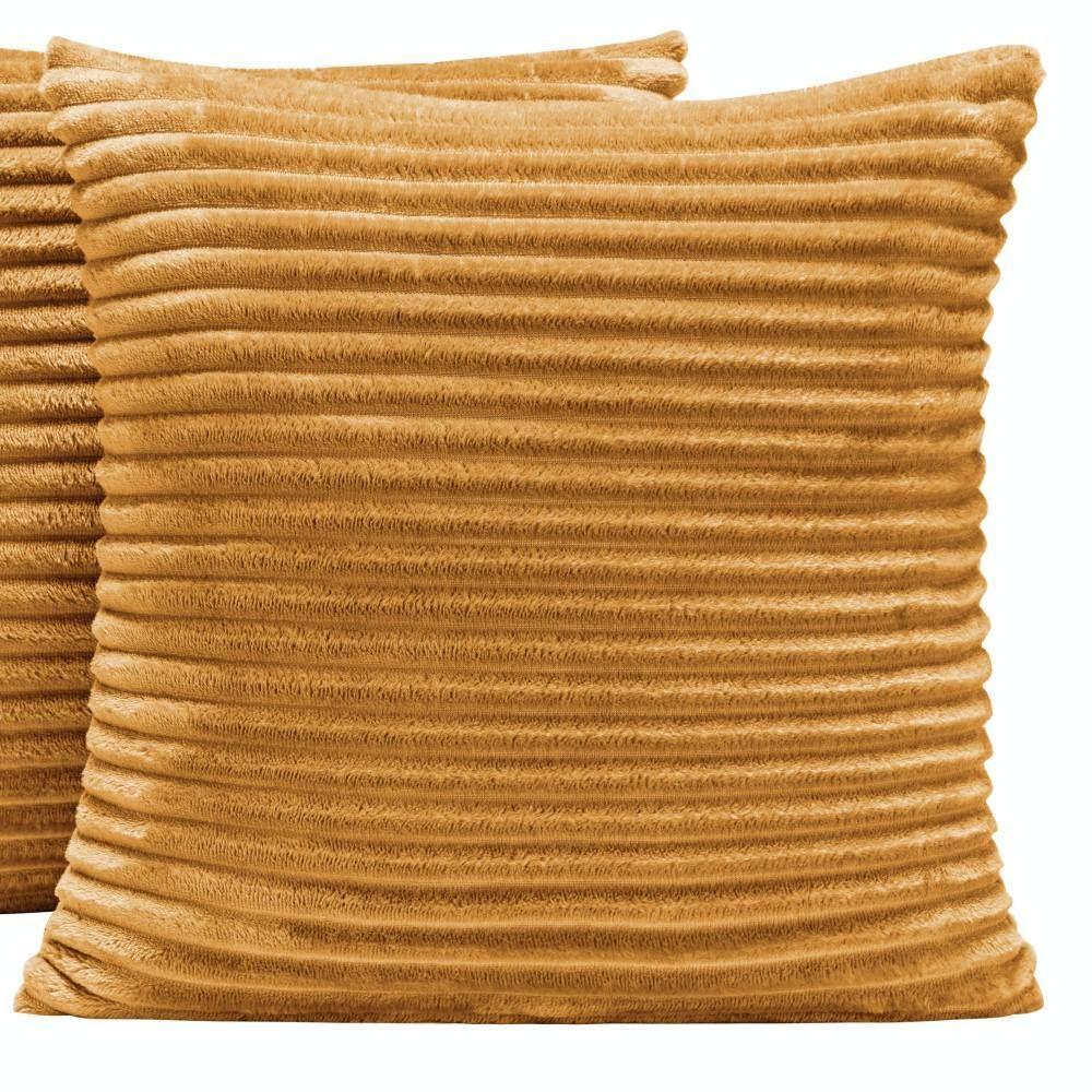 Kit 04 Almofadas Cheias Velvet Bariloche 45cm X 45cm - Mostarda - 2