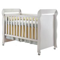 Quarto De Bebê Mariah 3p Com Berço Mirelle Branco Brilho - Carolina - 5