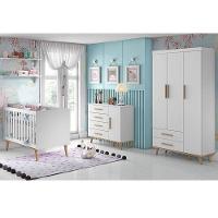 Quarto De Bebê Ludmila Branco Bétula - Carolina - 6
