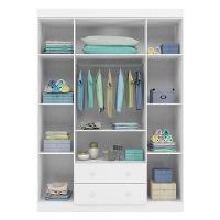 Quarto De Bebê Lívia Com Berço Multifuncional Selena Branco Brilho - Phoenix - 6