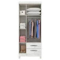 Quarto De Bebê 3 Portas Ternura Baby Com Berço Mirelle Branco Brilho Com Colchão - Incorplac - 5