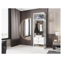 Guarda Roupa Modulado Ambiente Titan Com Gavetas Branco - Móveis Leão - 1