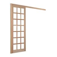 Porta Quadriculada C- Kit Madeira 210x70 - 2