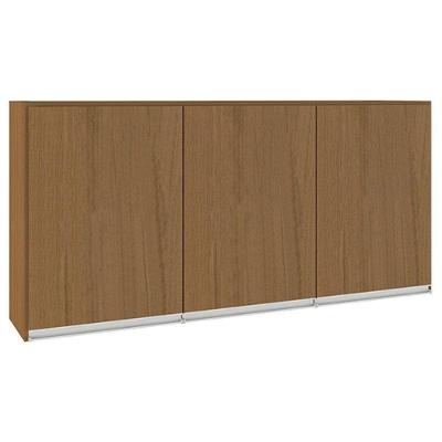 Armário Aéreo 3 Portas Evidence Carvalho - Poliman