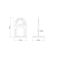Base Espaçadora Plástica Tramontina Estreita Eco 1,5 Mm (saco Com 100 Un.) - 3