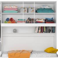 Dormitório De Solteiro Transversal 1326 Esquerdo Branco - 8