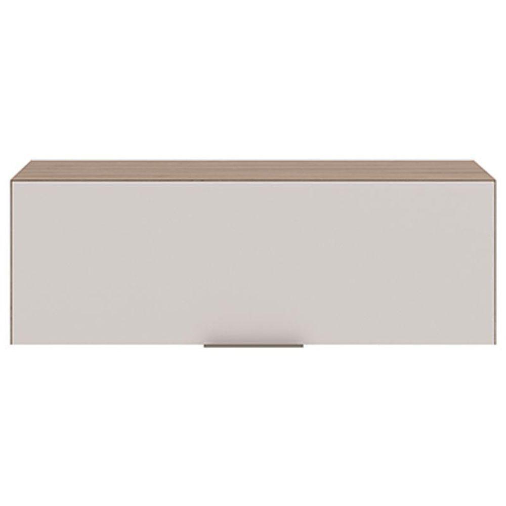 Armário Aéreo Geladeira Etna Carvalho Oak Off White - Poliman - 1