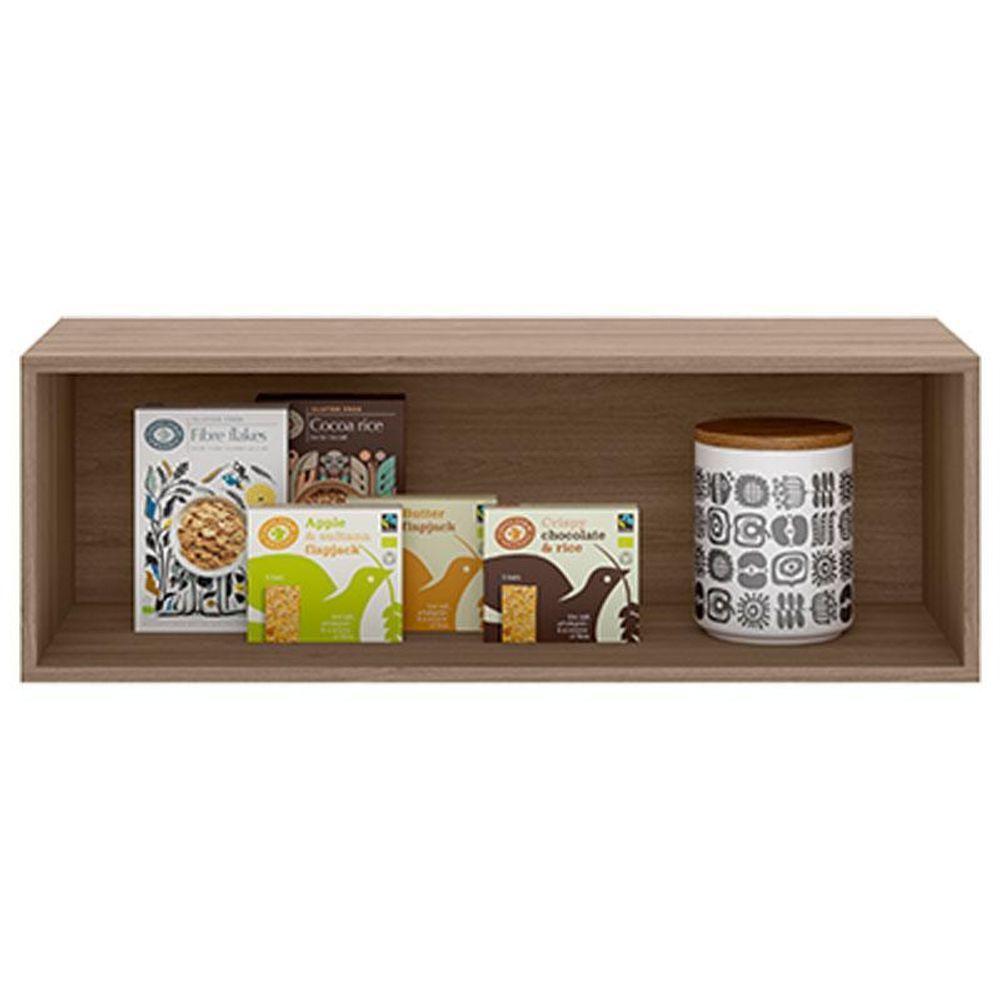 Armário Aéreo Geladeira Etna Carvalho Oak Off White - Poliman - 3