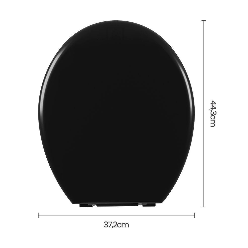 Assento Sanitário Plástico Astra Tpk-as Almofadado Preto - 2