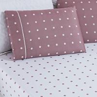 Jogo De Lençol Queen Petit Poa 200 Fios 3 Peças Cor Poa Rose - 2