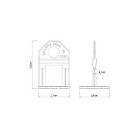 Base Espaçadora Plástica Tramontina Estreita Eco 3 Mm (saco Com 100 Un.) - 2
