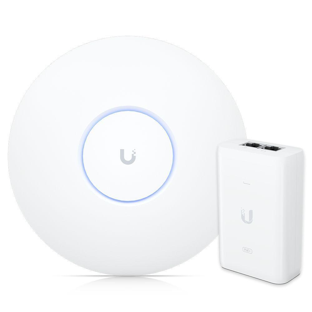 Roteador Wi-fi 6 Access Point 3.0 Gbps + Injetor Poe+ | U6+ Ubiquiti Com Fonte 48v 30w - 1