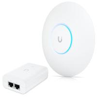 Roteador Wi-fi 6 Access Point 3.0 Gbps + Injetor Poe+ | U6+ Ubiquiti Com Fonte 48v 30w