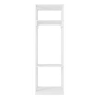 Guarda Roupa Modulado Ambiente Titan Com Prateleiras Branco - Móveis Leão - 2