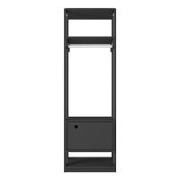 Guarda Roupa Modulado Ambiente Titan Com Porta Preto - Móveis Leão - 2