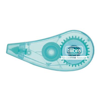 Corretivo Em Fita 5mm X 6m Tilibra Verde água