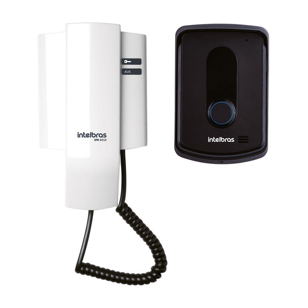 Kit Porteiro Eletrônico Residencial Ipr 8010 Intelbras | Interfone Completo - 1