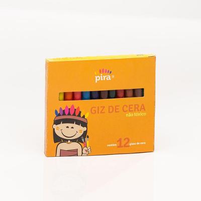 Giz De Cera 12 Unidades Piratininga