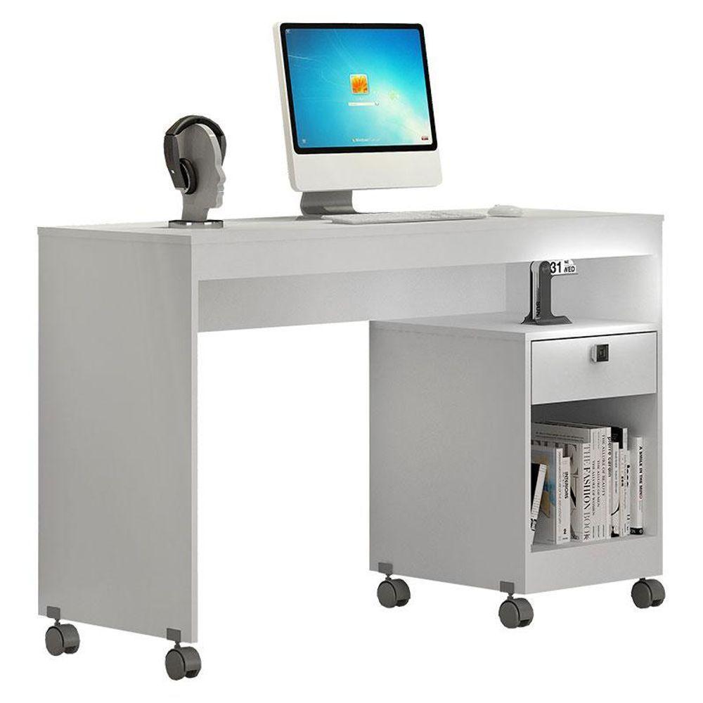 Mesa Para Computador Ambiente Giga Branco - Valdemóveis - 3