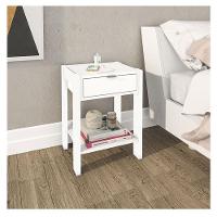 Mesa De Cabeceira Ambiente Az1016 Branco - Tecnomobili - 1