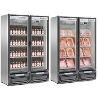 Expositor Vertical 2 Portas De Vidro Gcbc950 Gelopar Refrigerador 957 Litros Inox 220v - 1