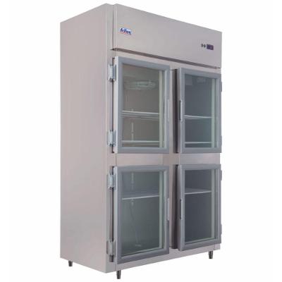 Mini Câmara Comercial 4 Portas De Vidro Rf065 Frilux Mini Câmara 900 Litros Inox 220v