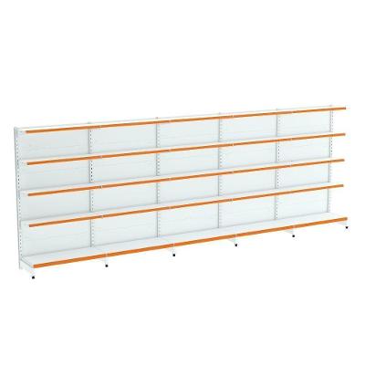 Kit 5 Módulos De Gôndolas Parede 2,02 Fit40 Amapá Expositor Branco