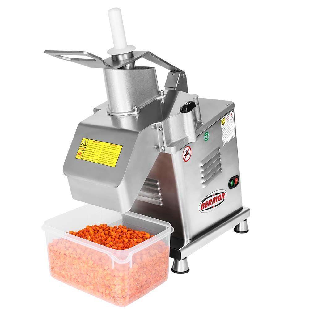 Processador De Alimentos Pab Com 7 Discos Bm125nr Bermar Processador 7 Discos Inox Bivolt - 2