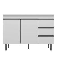 Balcão De Pia Andréia 120 Cm Branco - Ajl - 1