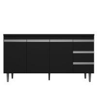 Balcão De Pia Andréia 150 Cm Preto - Ajl - 1