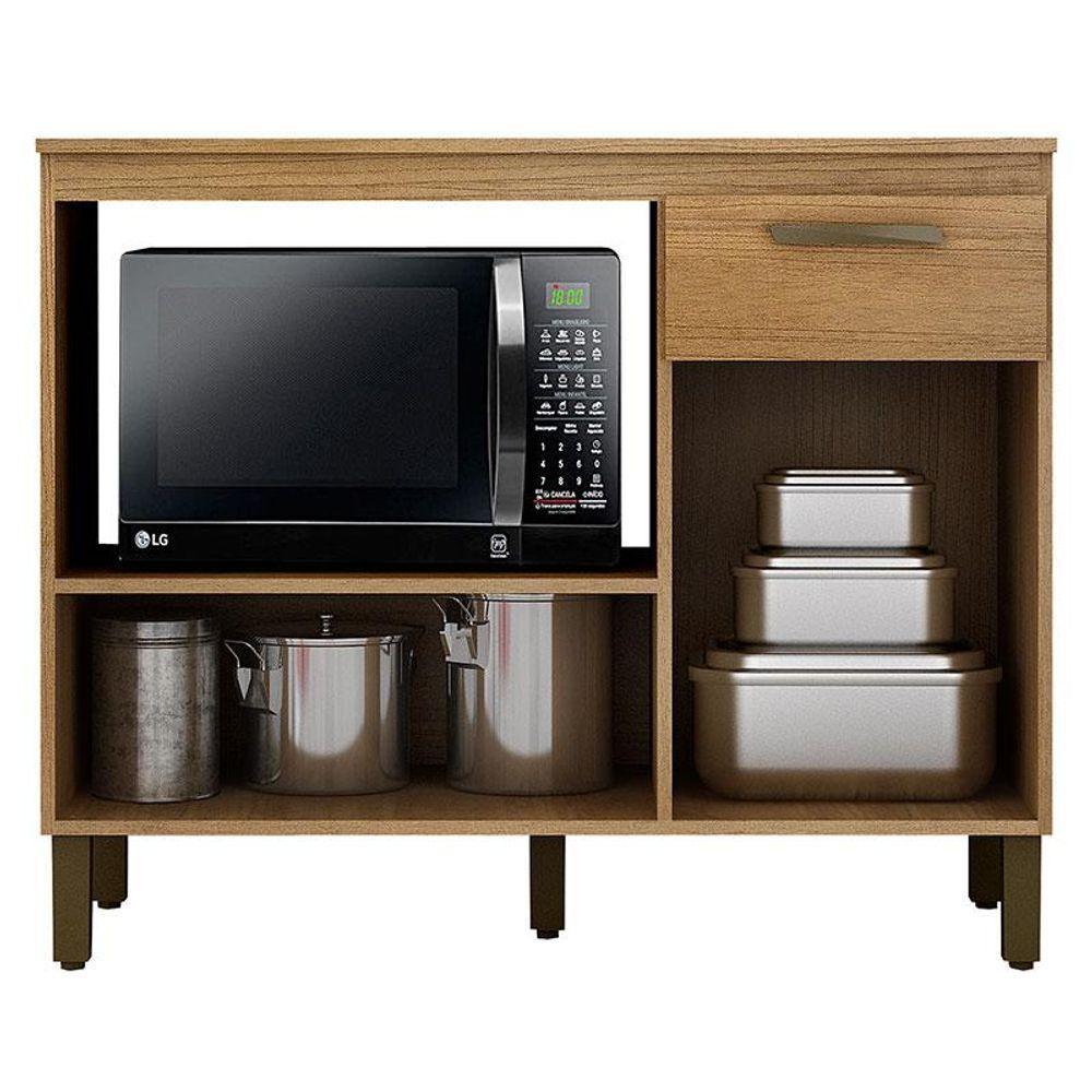 Balcão Para Cooktop Ambiente Teresina Cinamomo - Valdemóveis - 5