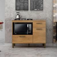 Balcão Para Cooktop Ambiente Teresina Cinamomo - Valdemóveis - 1