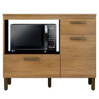 Balcão Para Cooktop Ambiente Teresina Cinamomo - Valdemóveis - 3