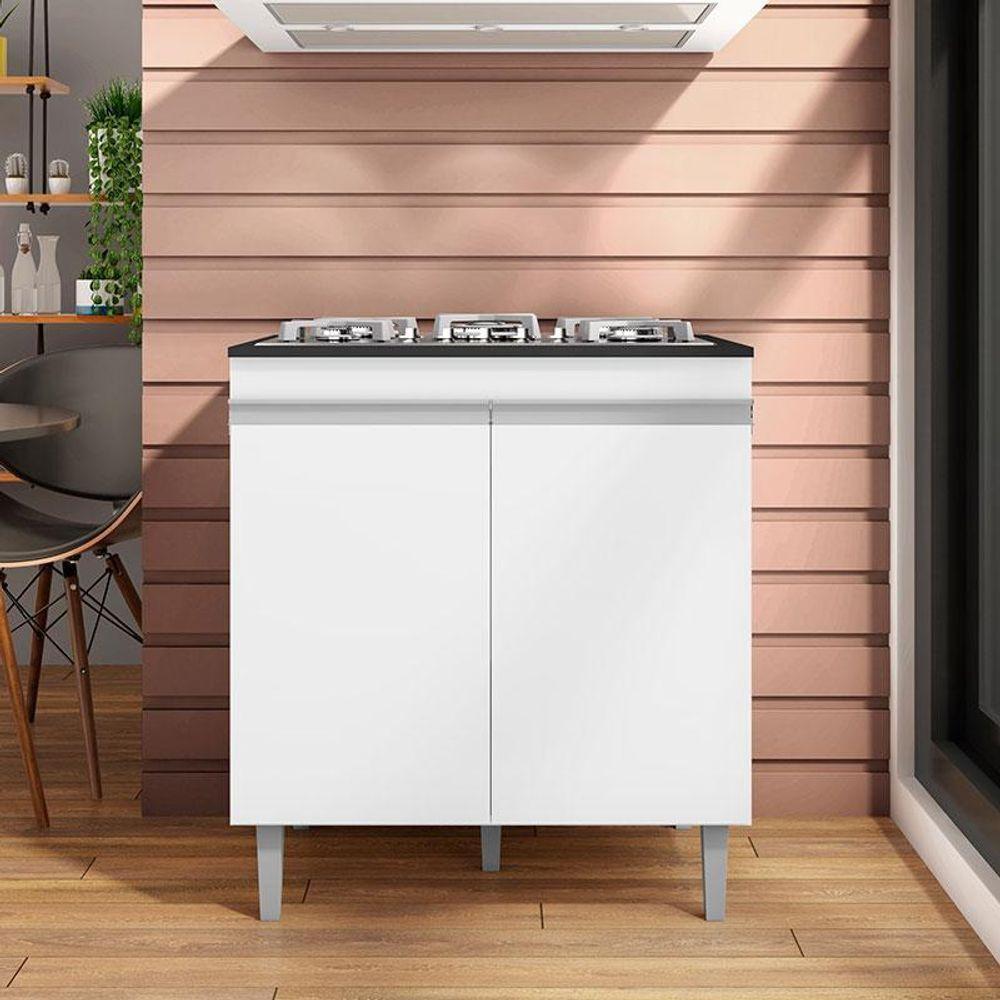 Balcão Cooktop Andréia Branco - Ajl - 4