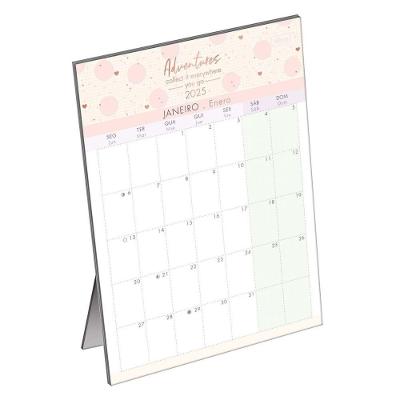 Calendário De Mesa Planner 13,8 X 19cm 2025 Soho