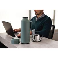 Garrafa Térmica Tramontina Exata Em Polipropileno Verde Com Ampola De Vidro E Tampa Rosqueável 1 L - 7