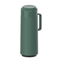 Garrafa Térmica Tramontina Exata Em Polipropileno Verde Com Ampola De Vidro E Tampa Rosqueável 1 L - 9